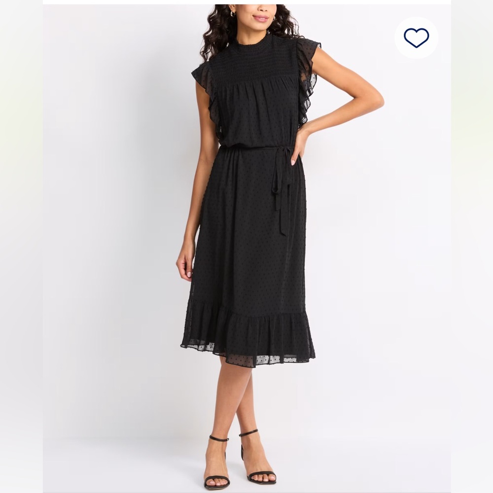 Les Serein Flutter Sleeve Dress - Small- NWT
